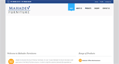 Desktop Screenshot of mahadevfurniture.com